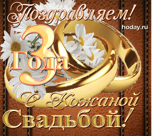 Кожаная годовщина свадьбы: 3 года совместной жизни