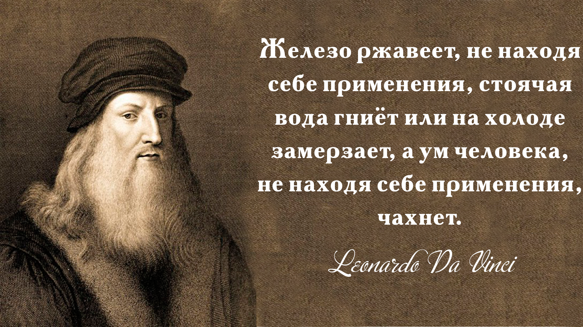 Леонардо да Винчи - цитаты Леона́рдо ди сер Пье́ро да Ви́нчи — итальянский художник и учёный, изобретатель, писатель, один из крупнейших представителей искусства Высокого Возрождения, яркий пример универсального человека