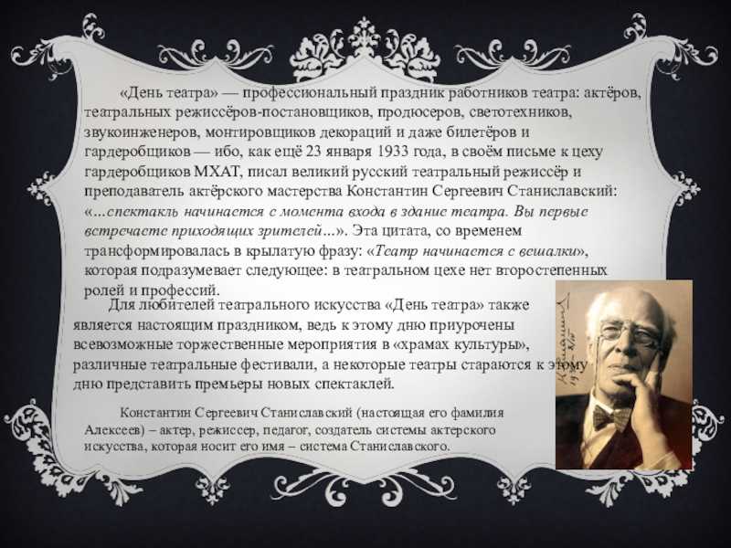 Цитаты о театре - сборник лучших цитат
