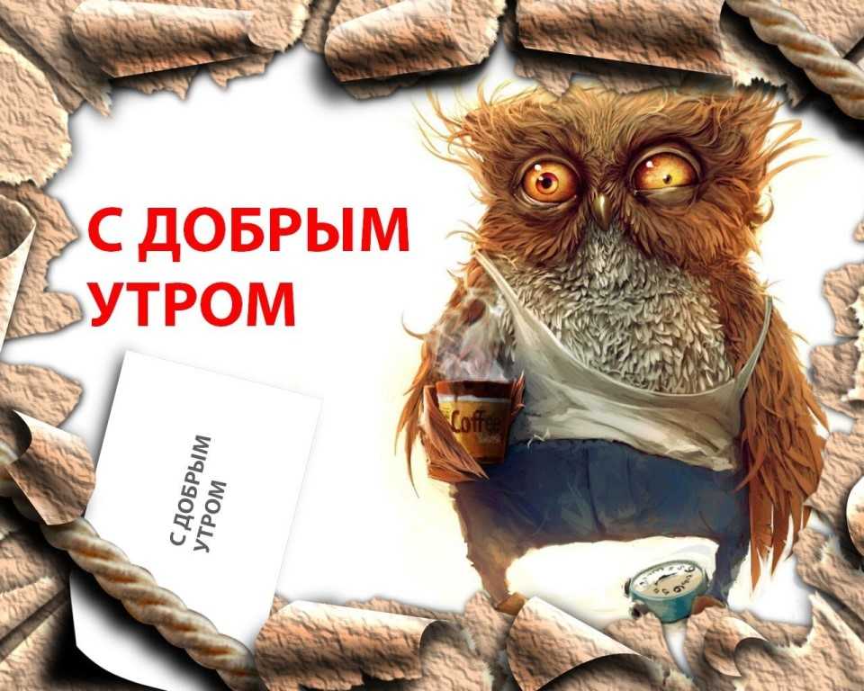 700+ позитивных картинок "доброе утро" (+ с юмором)