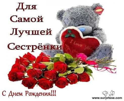Поздравления с днем рождения сестре от брата