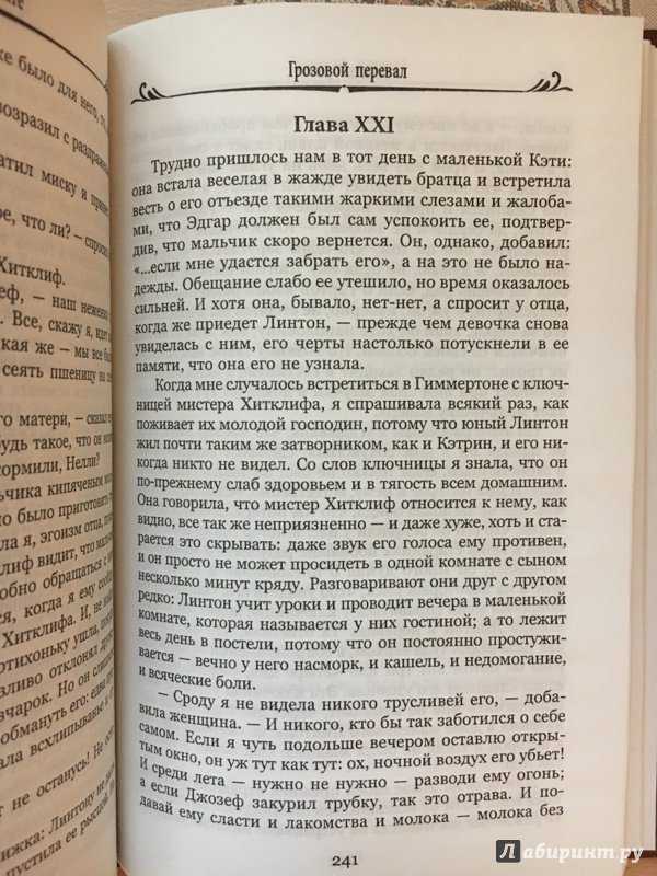 Краткое содержание «грозовой перевал»