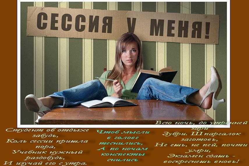 От сессии до сессии живут студенты весело: подборка статусов про сессию
