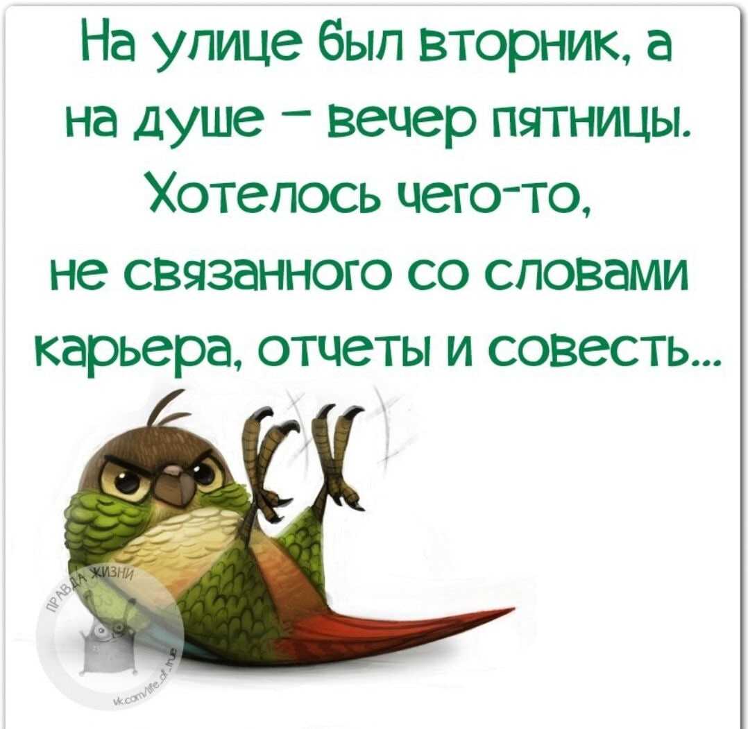 Стихи про вторник — детские, для ребенка, малыша, детского сада