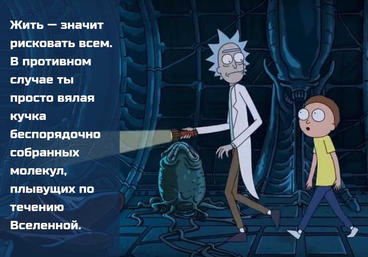 Лучшие смешные цитаты и диалоги о рике и морти