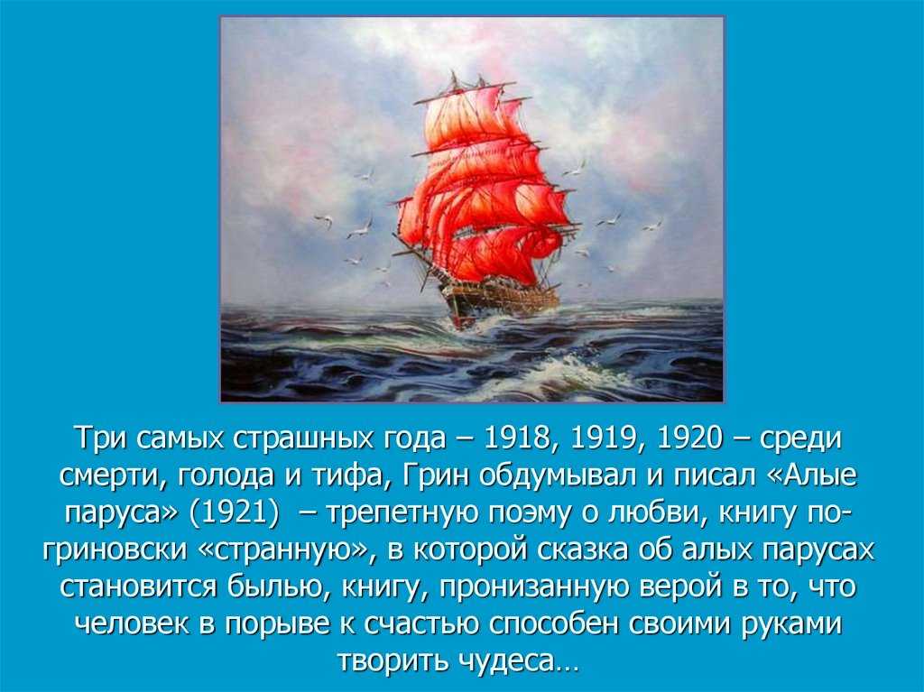 Описание героев алые паруса цитатами