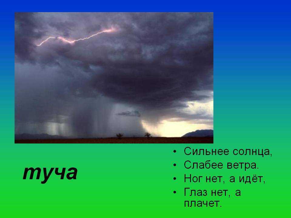 Загадки о природных явлениях