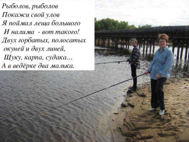 Прикольные стихи про рыбалку — шутки юмора