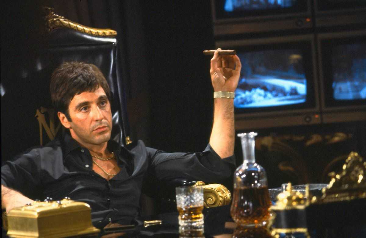 Тони монтана картина. тони монтана scarface - обои на рабочий стол