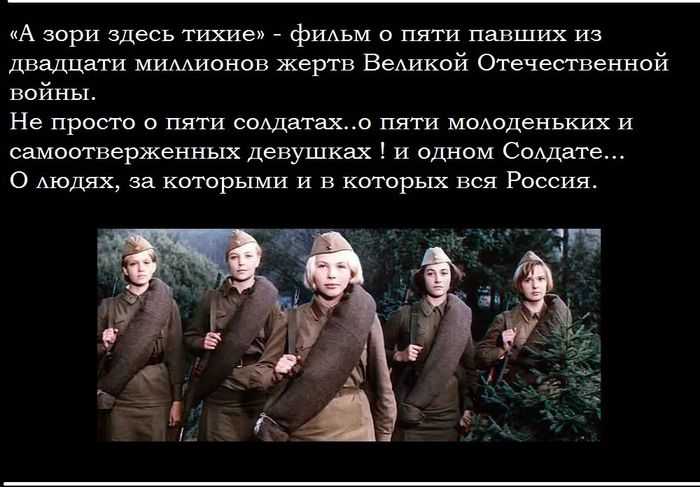 А зори здесь тихие цитаты