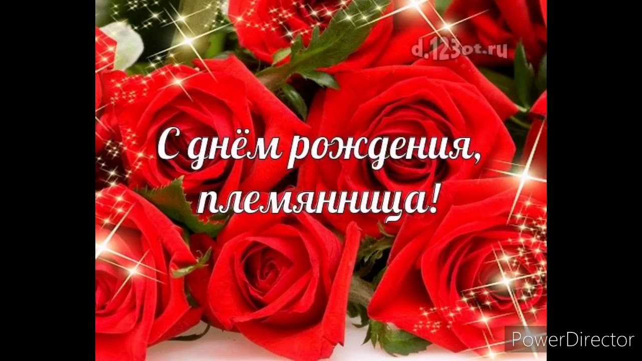 Поздравления с днем рождения племяннице